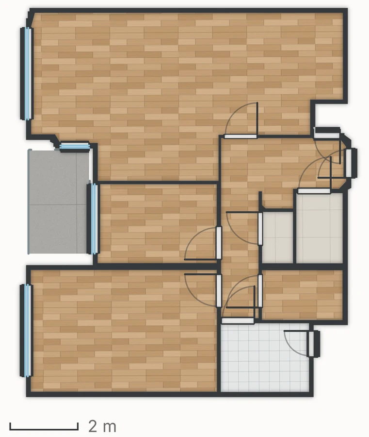 Floor plan of unit 5.02, at the same scale as the others